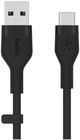 Belkin BOOST CHARGE USB-A to USB-C Silicon, 2m, Black
