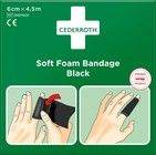 Cederroth Soft Foam Bandage Musta 6 cm x 4,5 m