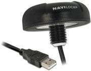 Irrota GNSS Beidou Galileo Glonass GPS NL- De-lock u-blox 8 USB kattokiinnike 4.50
