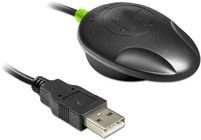 Navilock De-lock -602U USB 2.0 GPS-vastaanotin u-blox 6, IPX6, 1,5 m, musta