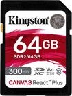 Kingston 64GB Canvas React Plus SDXC UHS-II