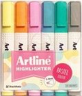 Highlighter Artline 660 Pastel 6-P
