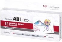 Tombow Alkoholipohjainen merkkikynä ABT PRO Dual Brush 12P-2 pas