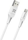 Xtrememac FLEXICABLE LIGHTNING TO USB-A - MFI - 2,5M - White